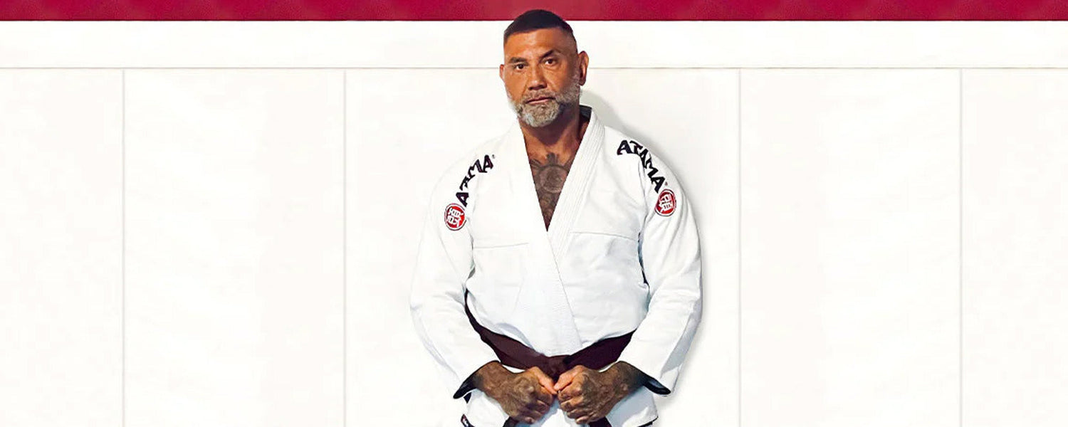 American Actor and WWE Star, Dave Bautista, Promoted to BJJ Brown Belt