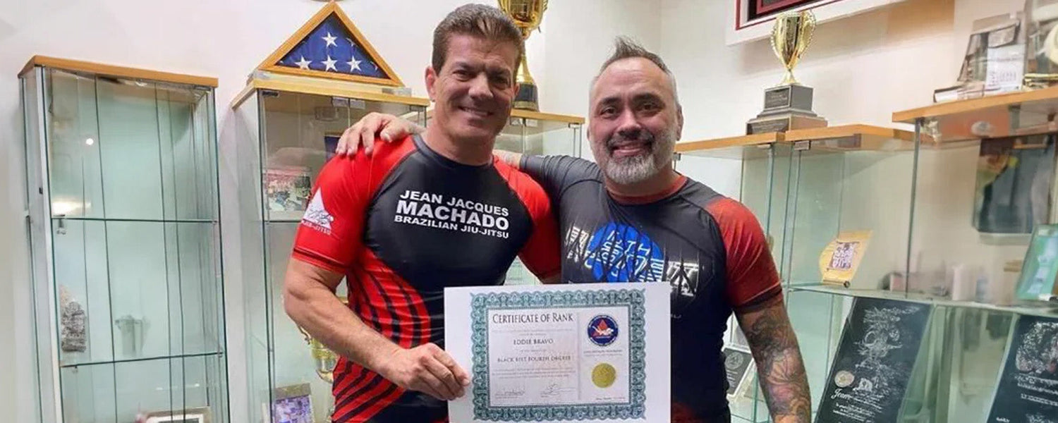 Eddie Bravo Promoted To Fourth Degree BJJ Black Belt