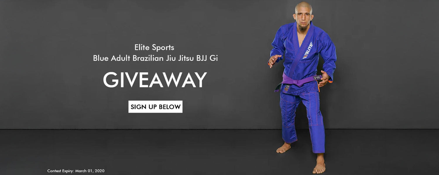 Elite Sports Blue Adult Brazilian Jiu Jitsu Gi Giveaway