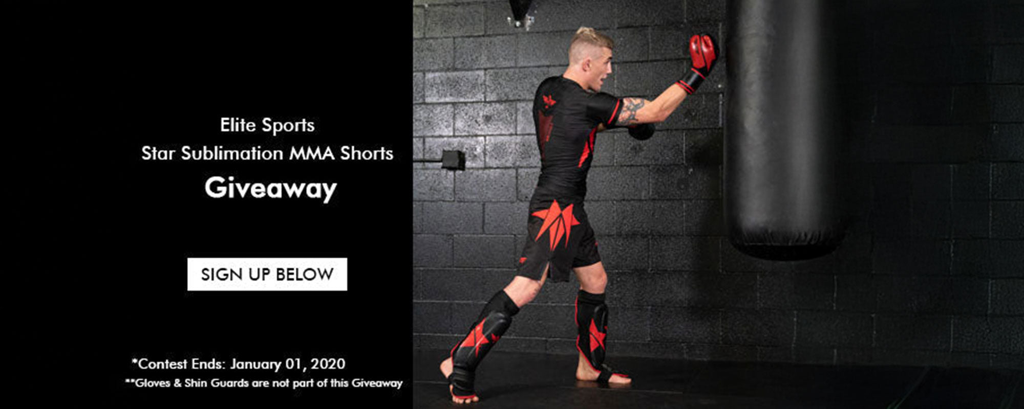 Elite Sports MMA Red Star Rash Guard Shirt & Short Giveaway