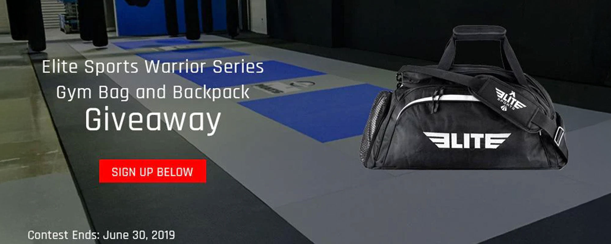 Elite Sports Warrior Gym Bag And Backpack Giveaway