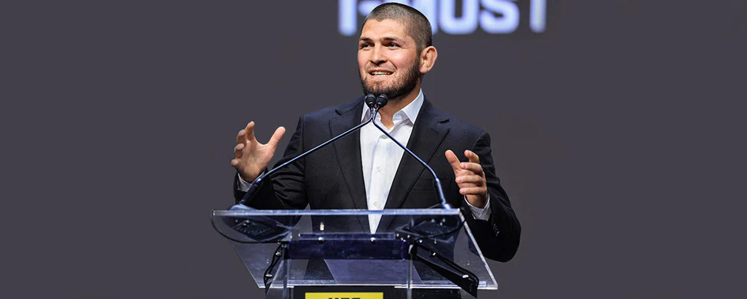 Khabib Nurmagomedov Quits Coaching Year After UFC Hall of Fame Speech