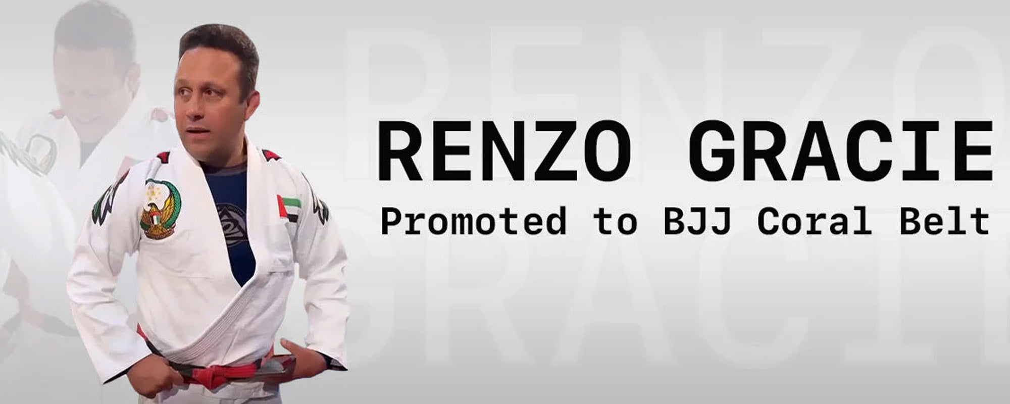 Renzo Gracie Promoted to BJJ Coral Belt