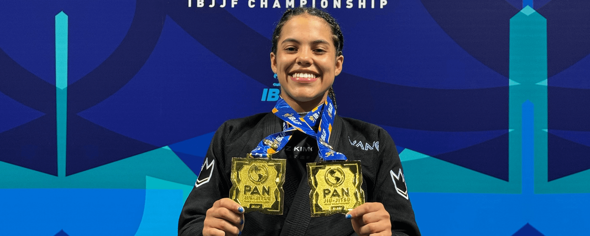 Sarah Galvao Wins Purple Belt Double Gold At IBJJF Pan Championship 2024