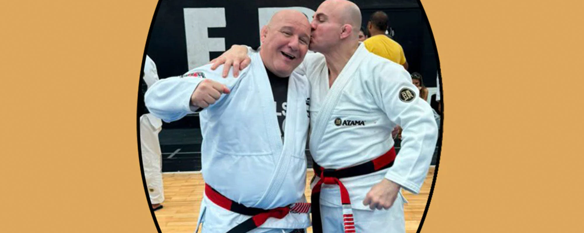 The Legendary Grapplers Wallid Ismail and Carlson Gracie Junior Promoted to Coral Belts in BJJ