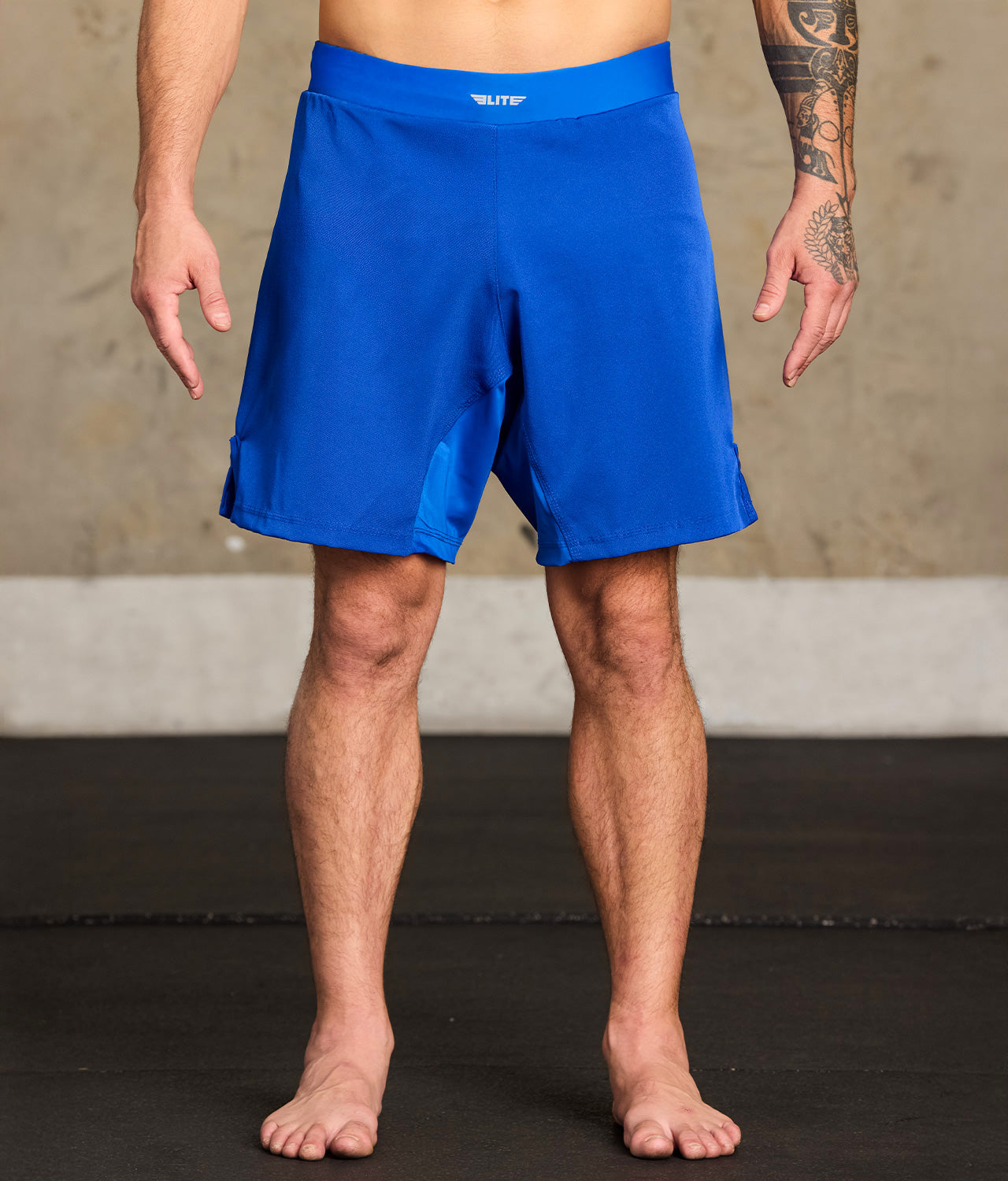 Men's Black Jack Blue Brazilian Jiu Jitsu BJJ No Gi Shorts