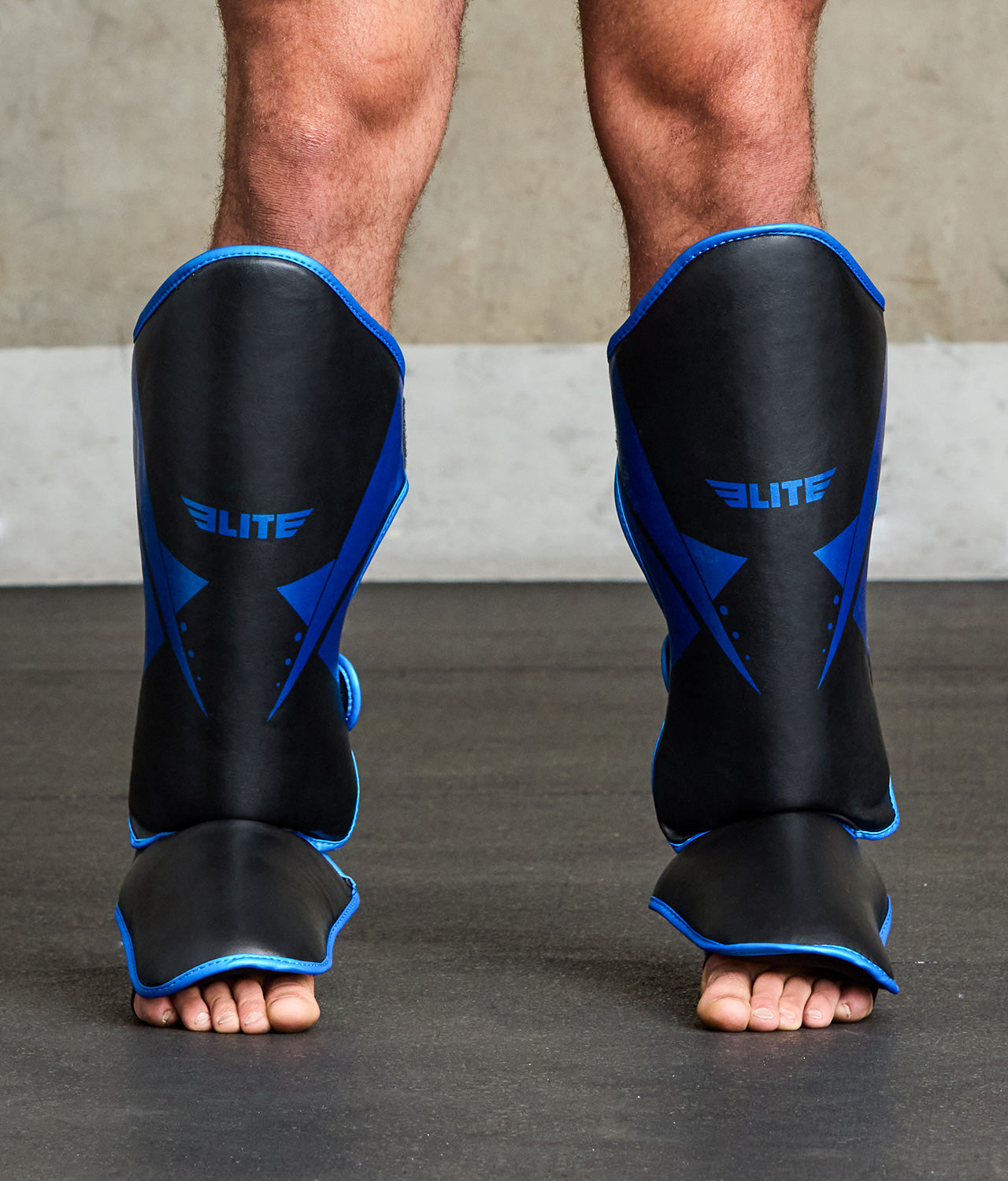 Adults' Star Blue Muay Thai Shin Guards