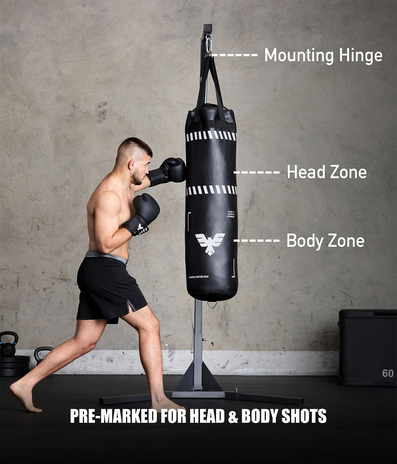 Full body punching bag on sale