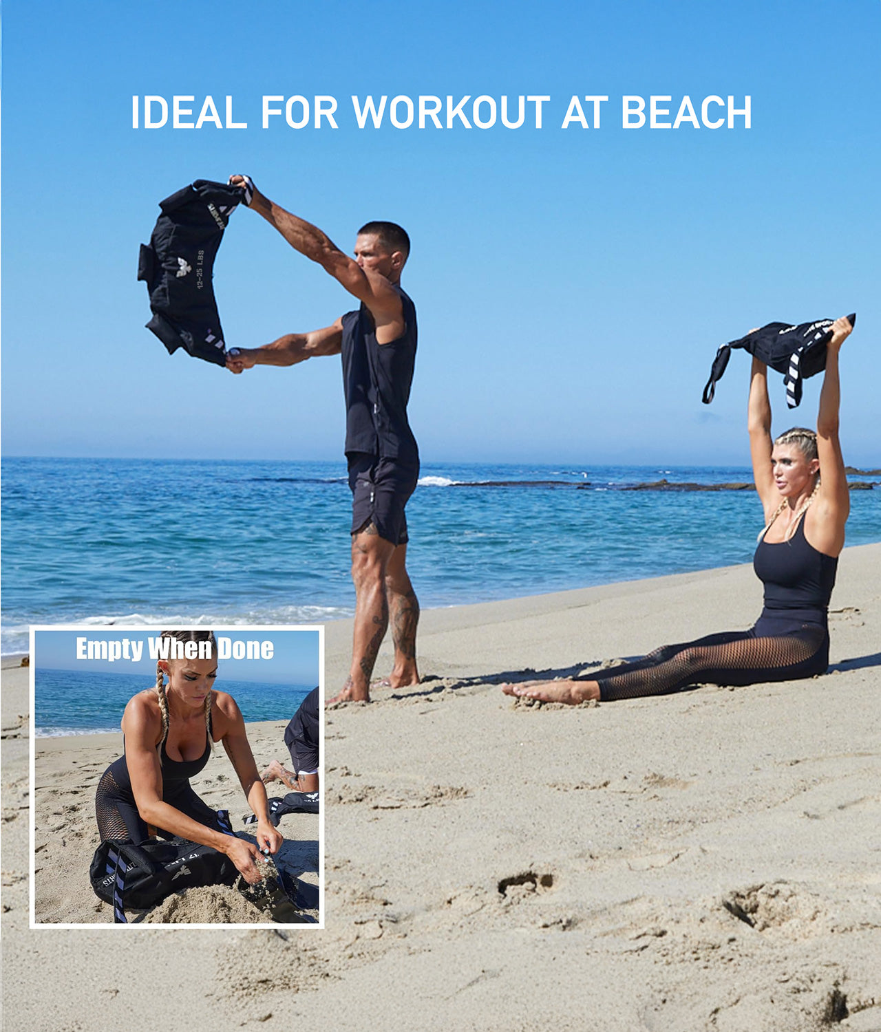 Bulgarian Black Sand Bag 9-17 lbs