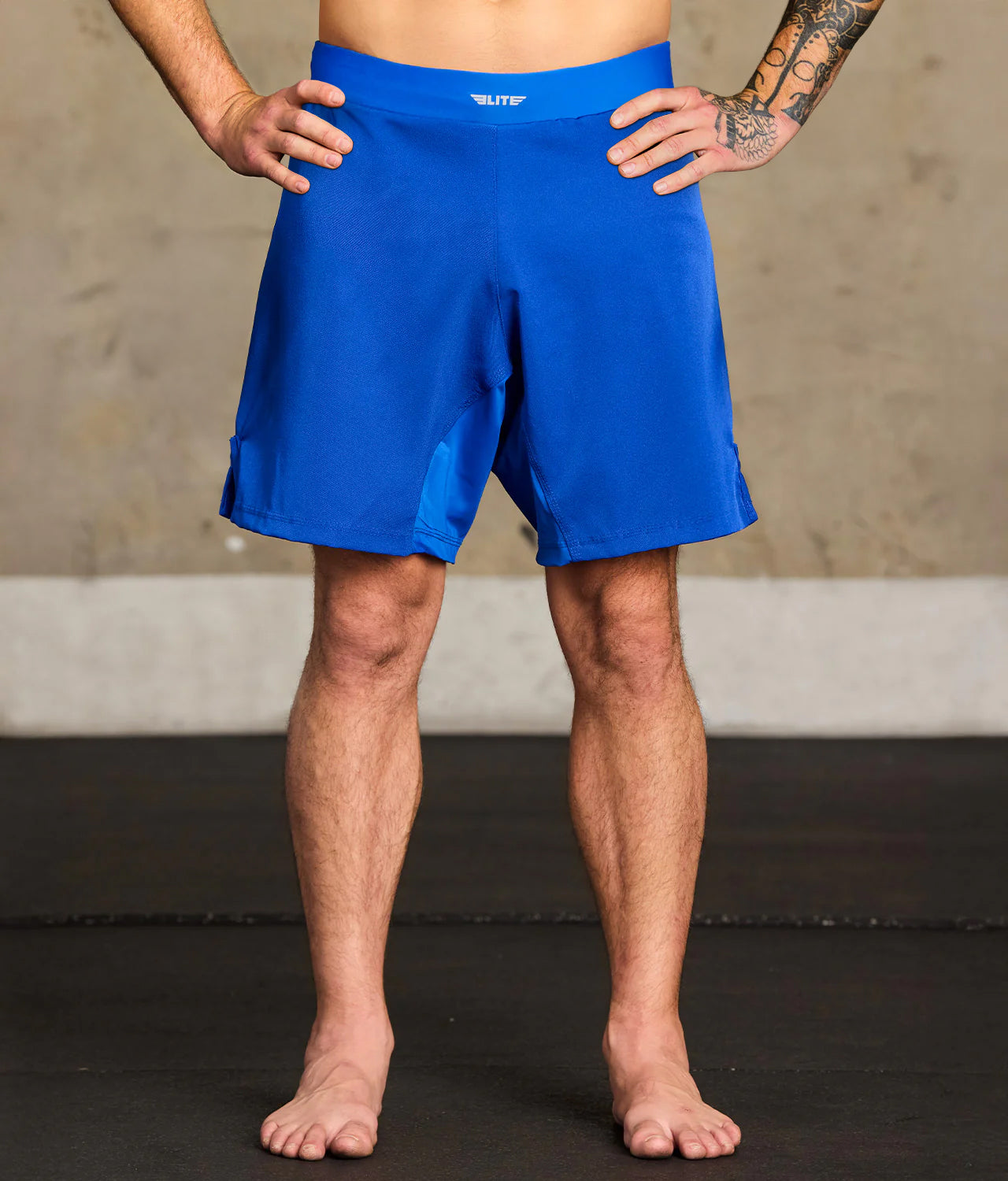 elite sports black jack series blue adults jiu jitsu shorts