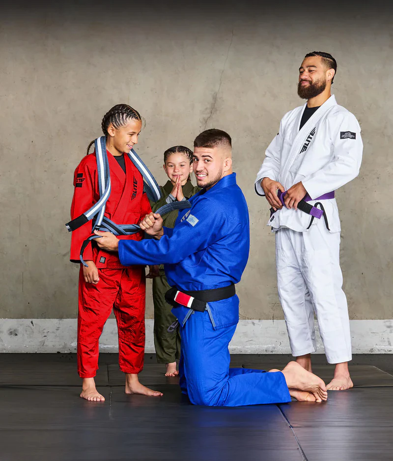 elite core red boys ibjjf approved bjj gi