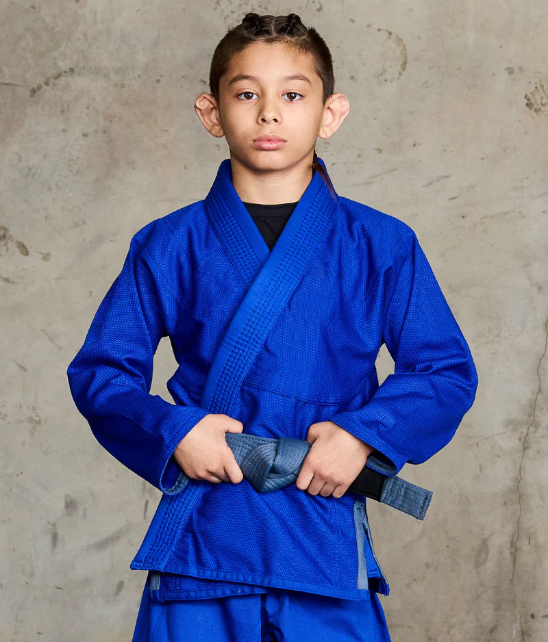 core blue brazilian jiu jitsu kids jiu jitsu gi