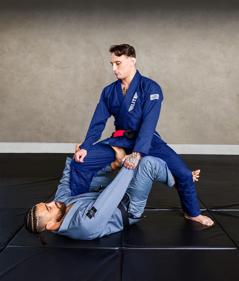 elite core navy mens preshrunk bjj gi