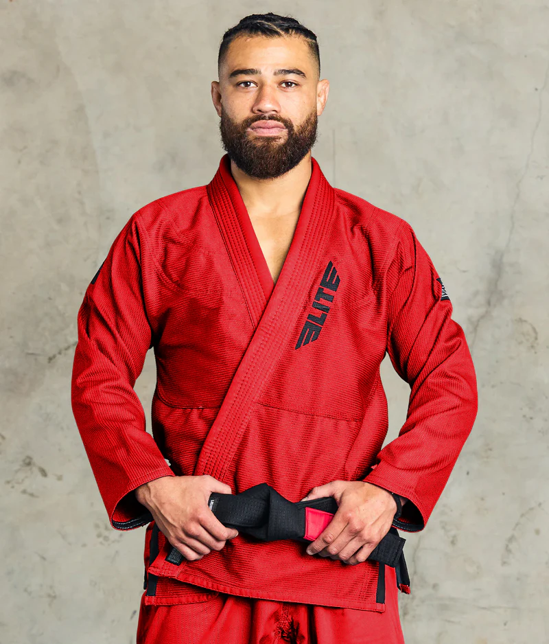 core red brazilian jiu jitsu mens bjj gi