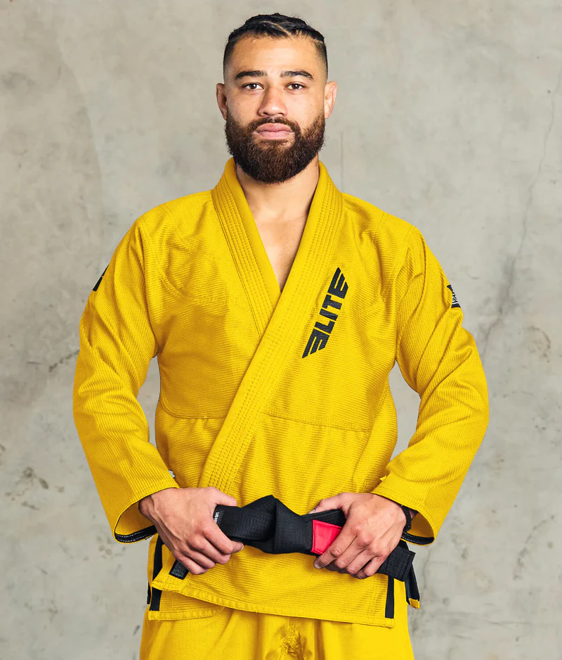 core yellow brazilian jiu jitsu mens bjj gi