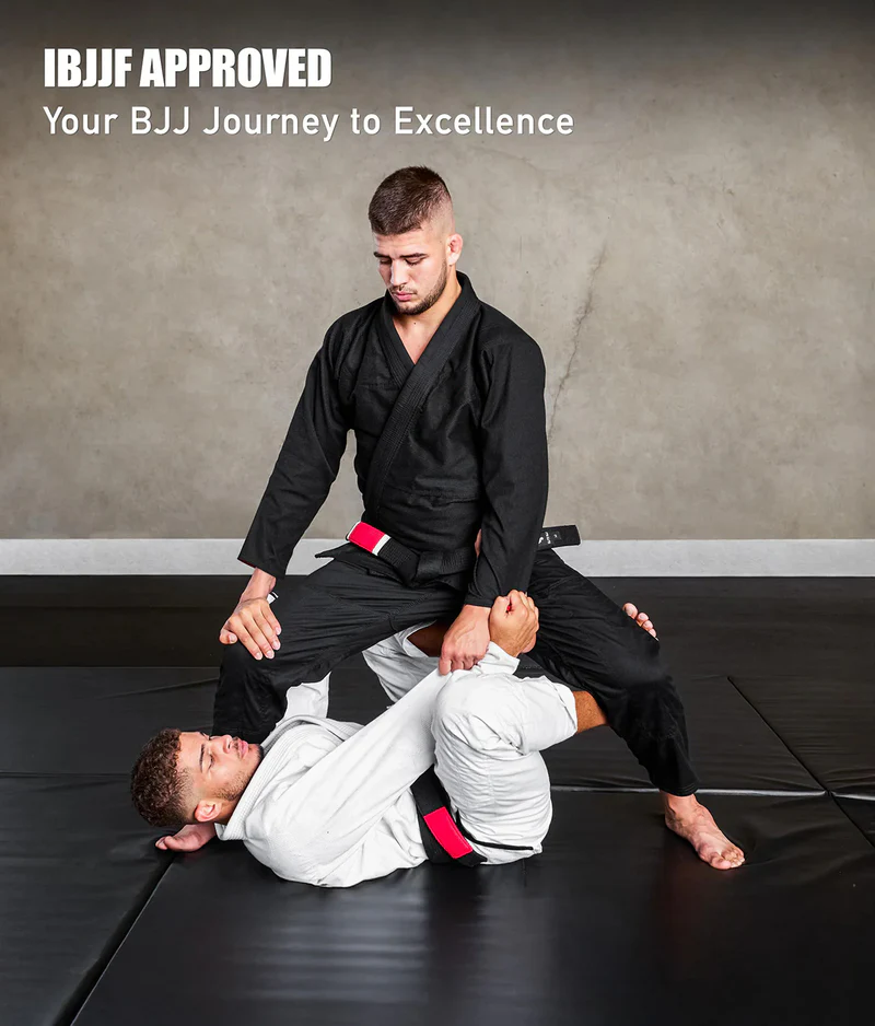 elite core black mens ibjjf approved jiu jitsu gi