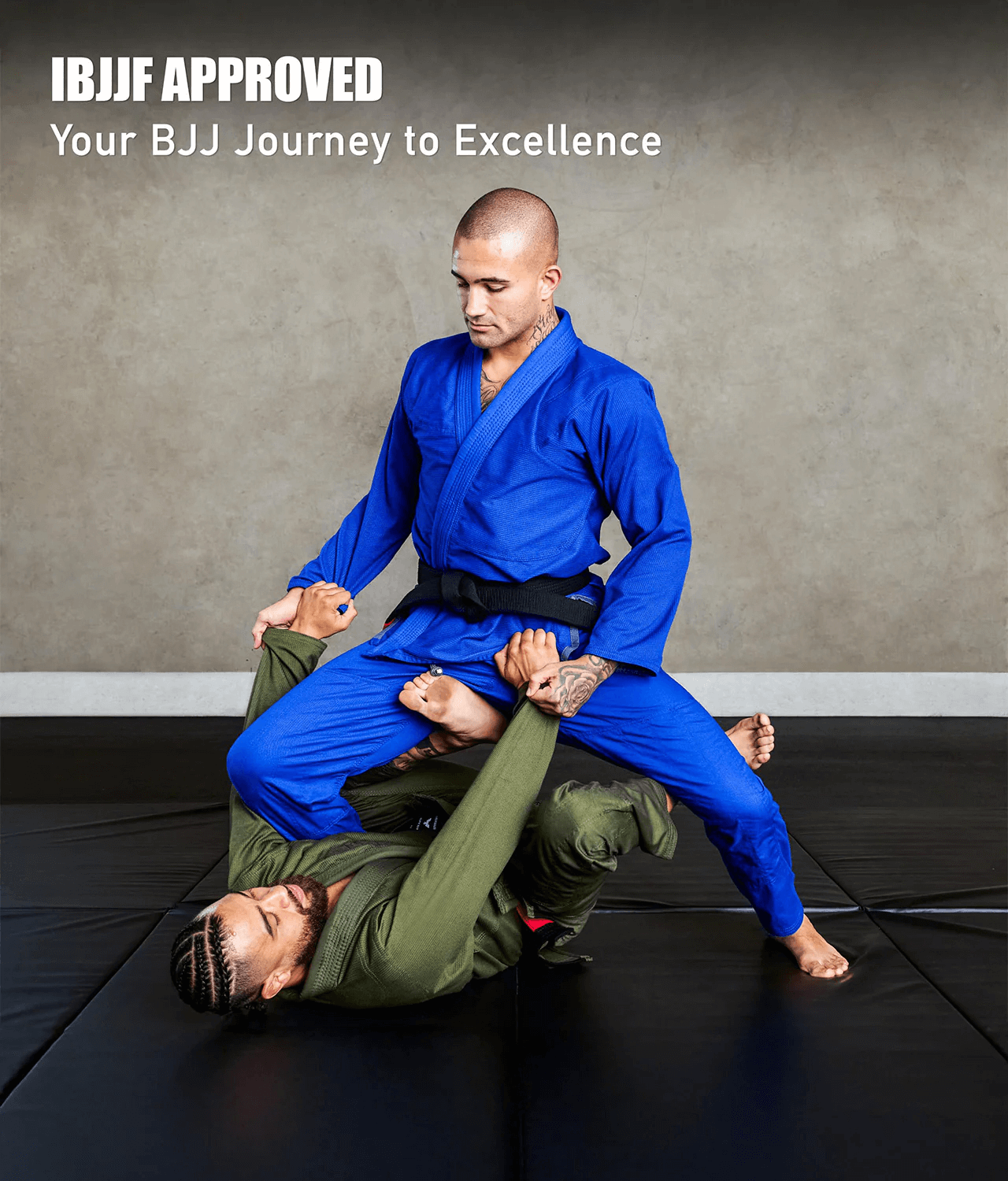 elite essential blue mens ibjjf approved jiu jitsu gi