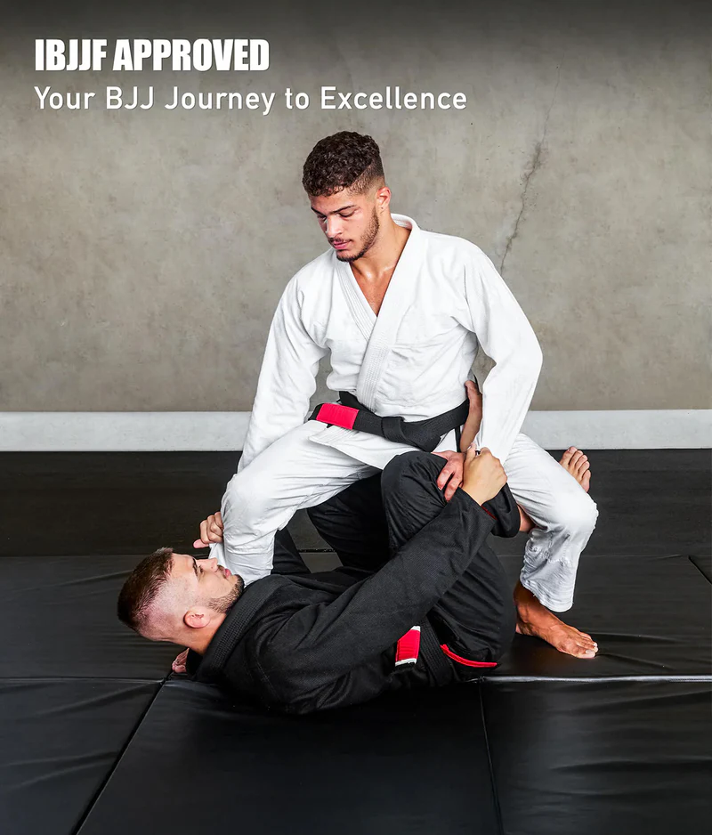 elite core white mens ibjjf approved jiu jitsu gi