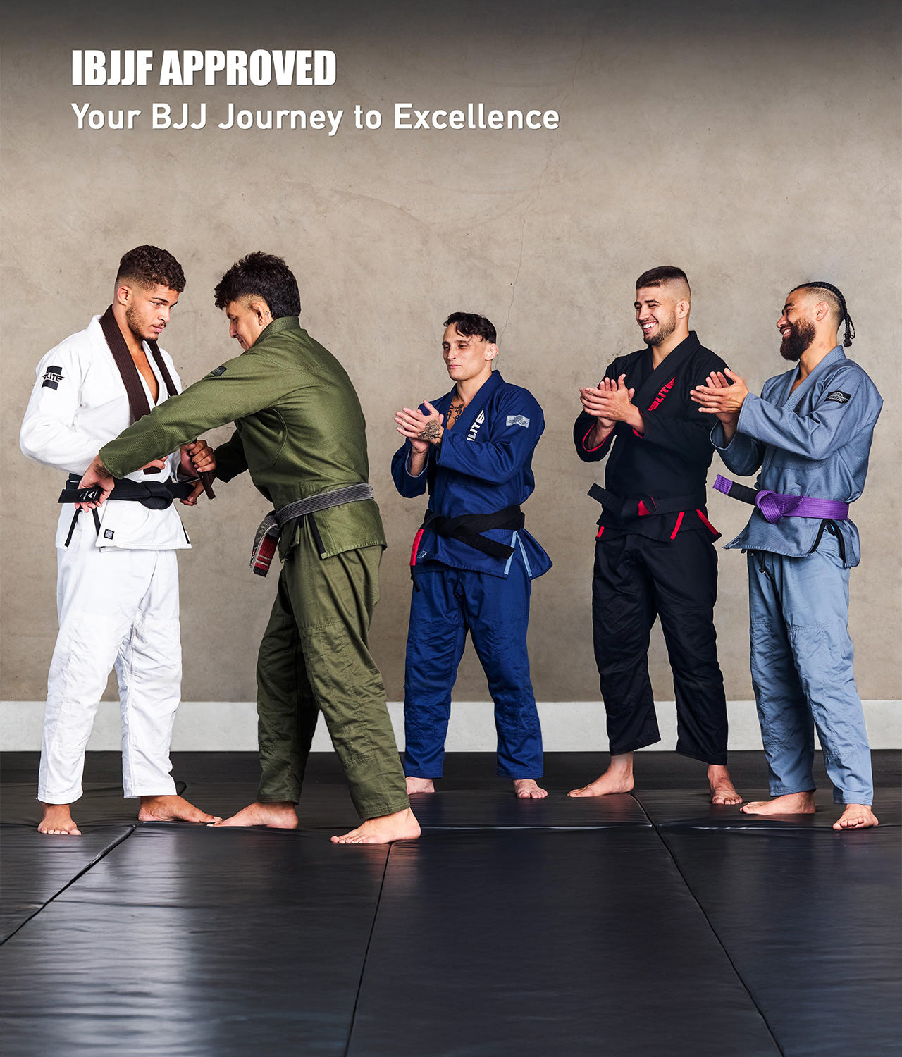 Adults' Jiu Jitsu BJJ Black Belt