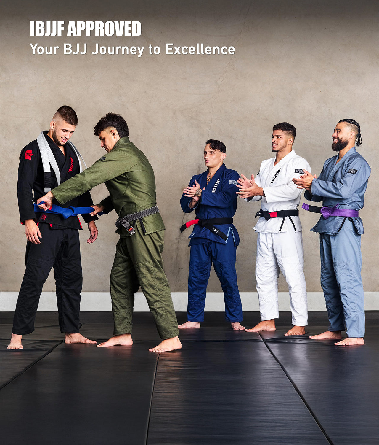 Adults' Jiu Jitsu BJJ Blue Belt