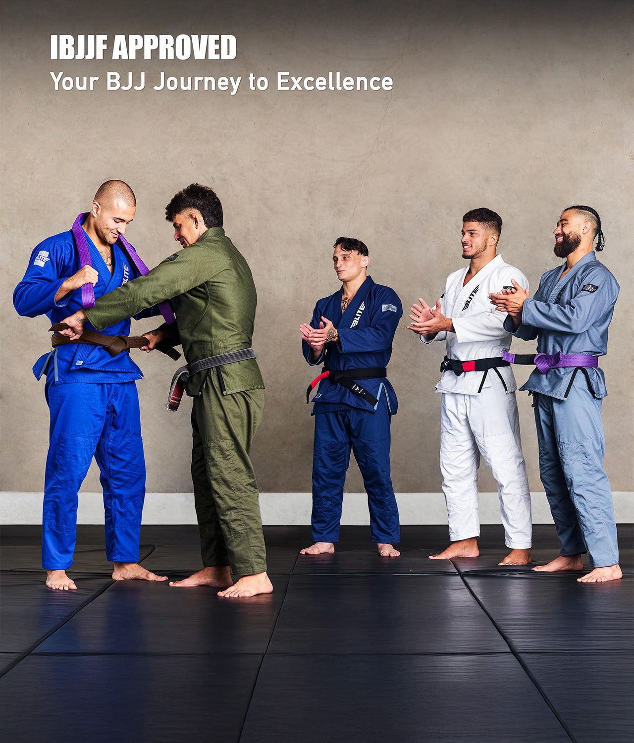 Adults' Jiu Jitsu BJJ Brown Belt