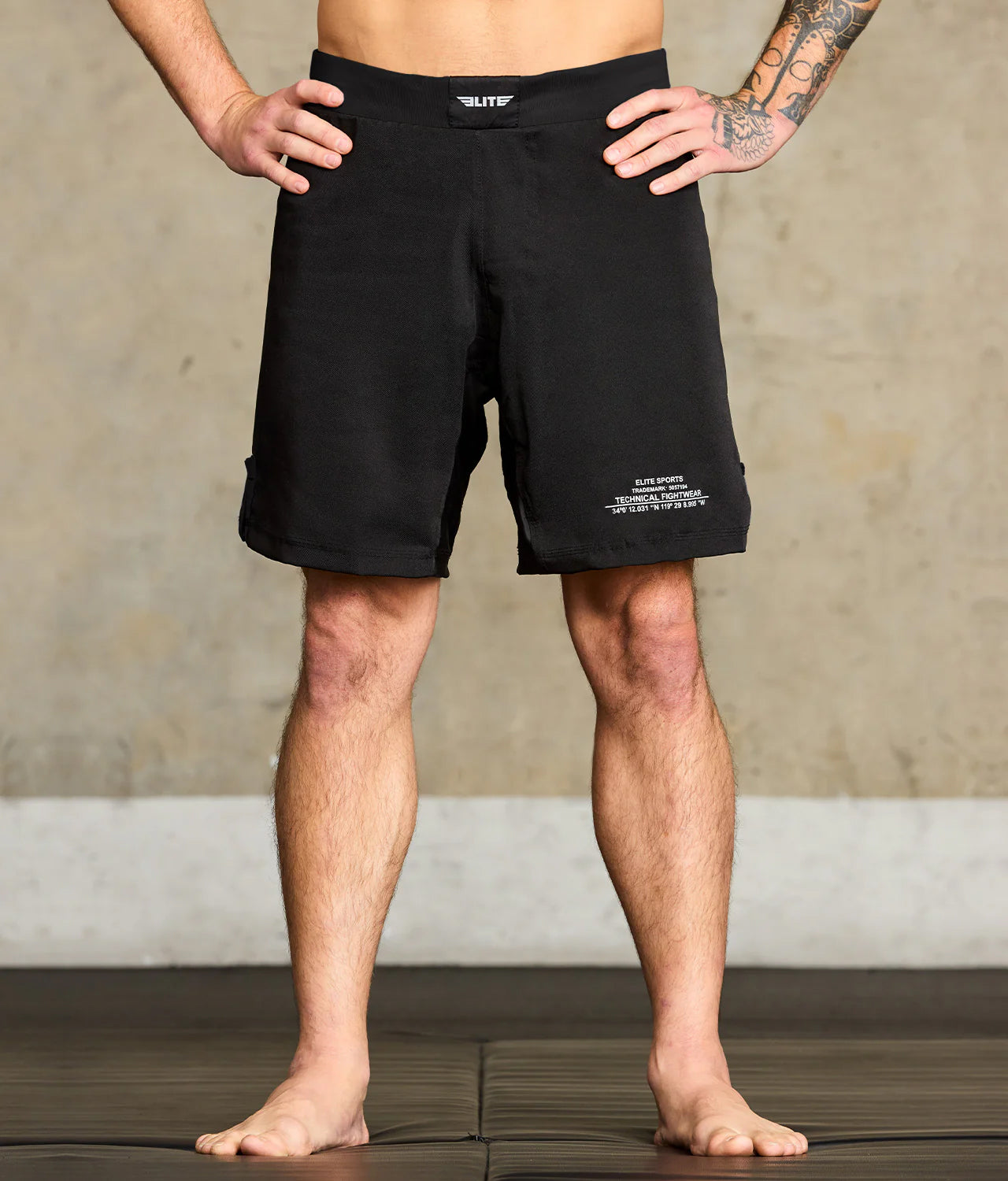 Black Jack Black No Gi Mens BJJ Shorts