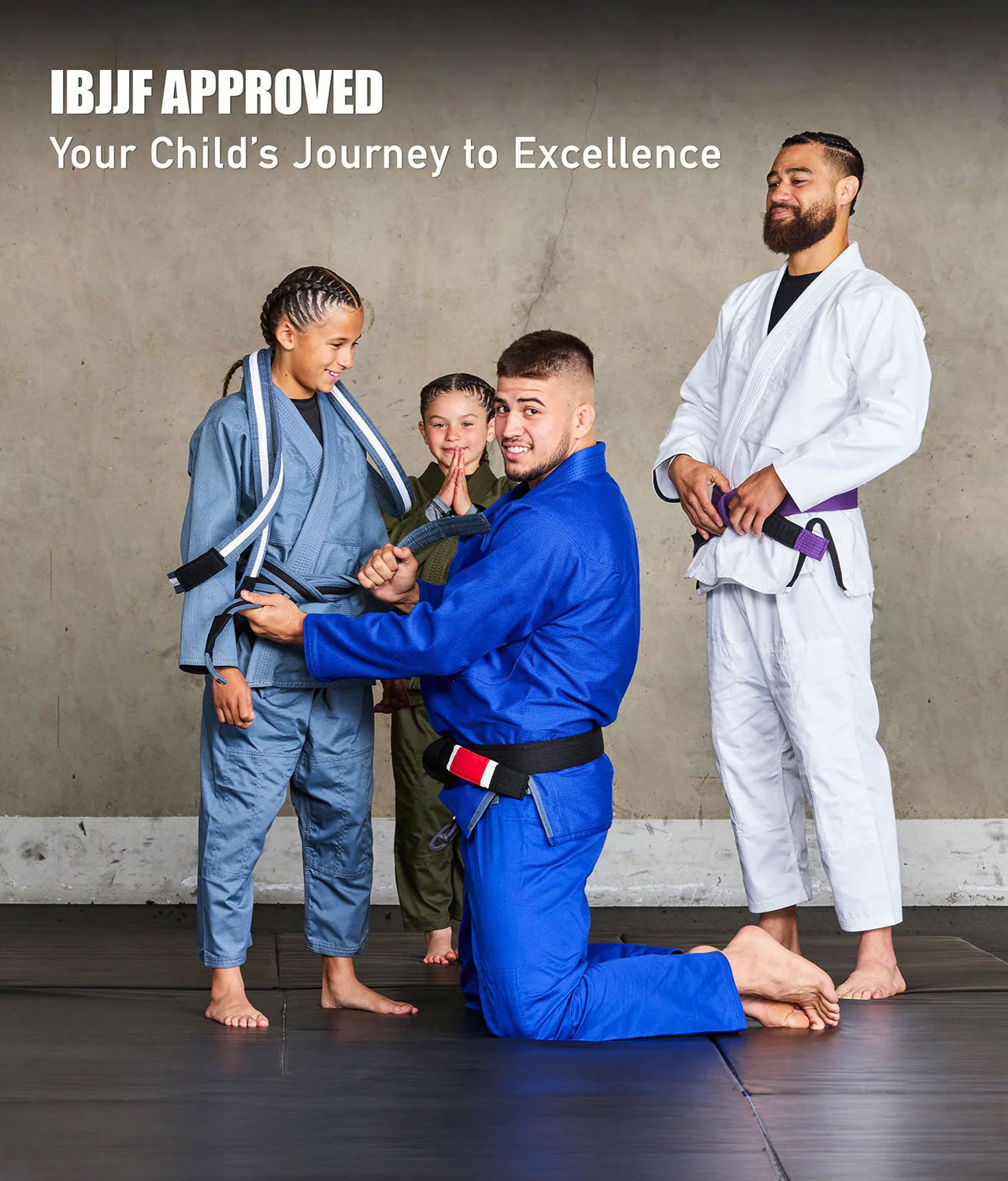 Kids' Essential Gray Brazilian Jiu Jitsu BJJ Gi