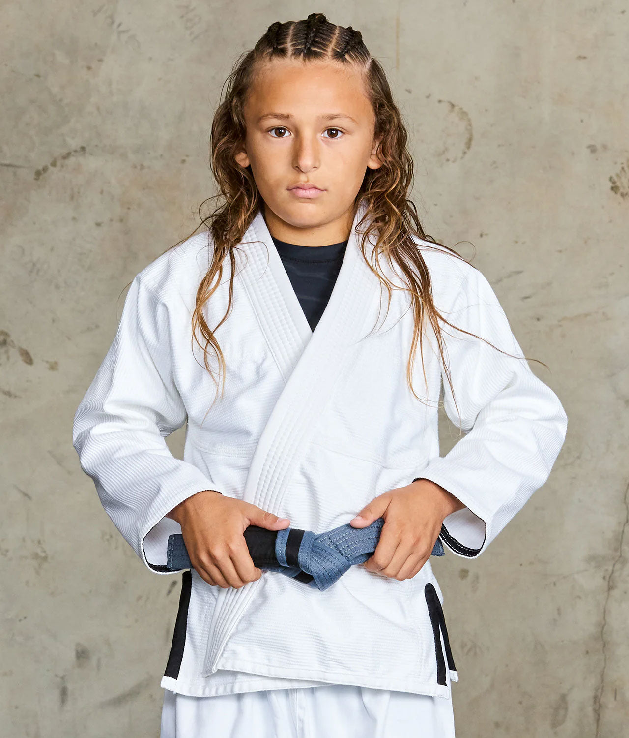 Kids' Essential White Brazilian Jiu Jitsu BJJ Gi