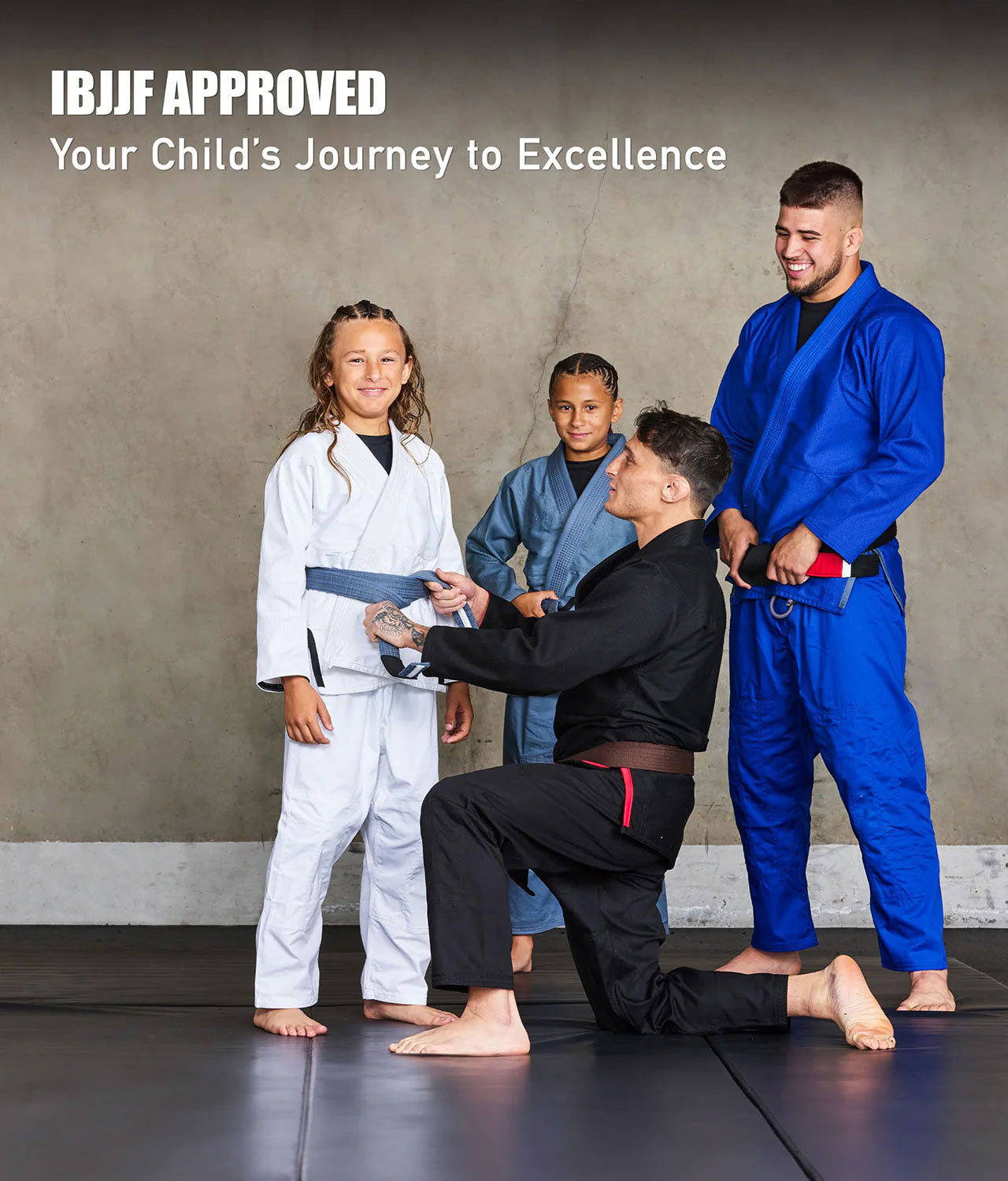 Kids' Essential White Brazilian Jiu Jitsu BJJ Gi