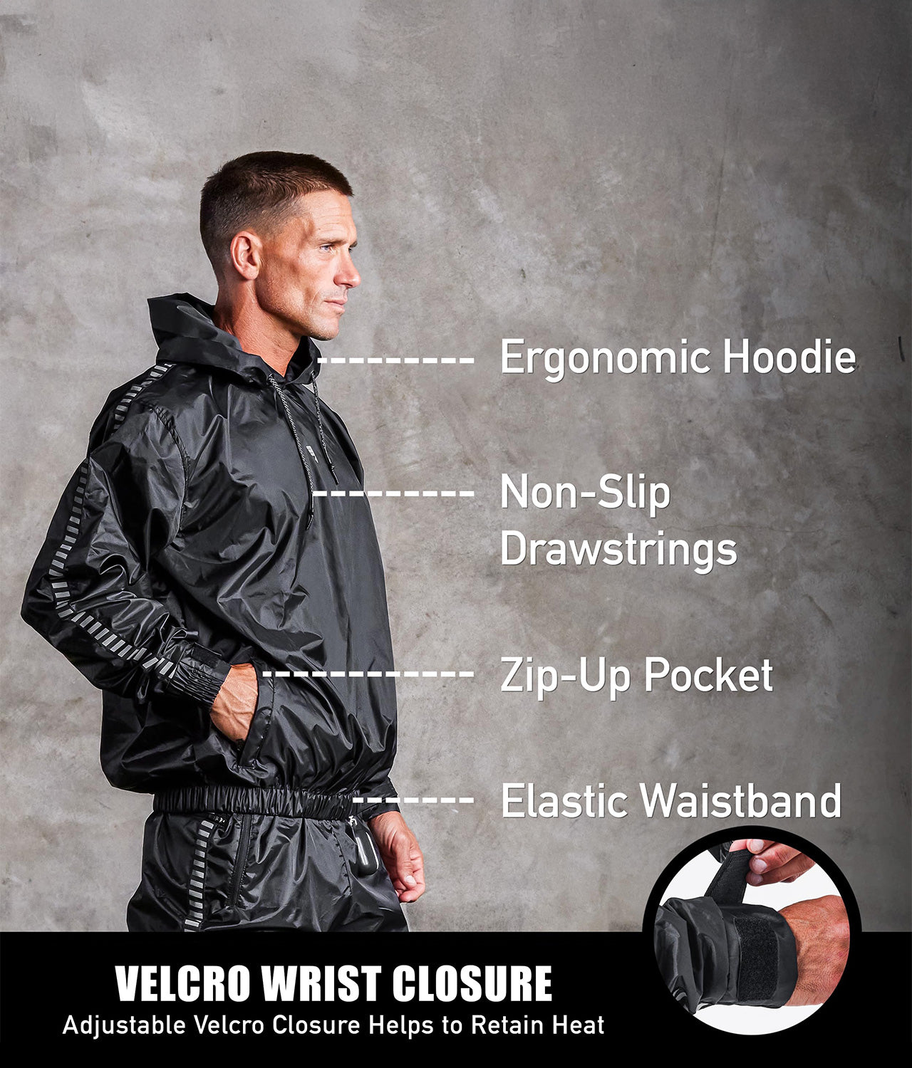 Elite Sports Essential Sauna Suit for Men & Women Weight Loss