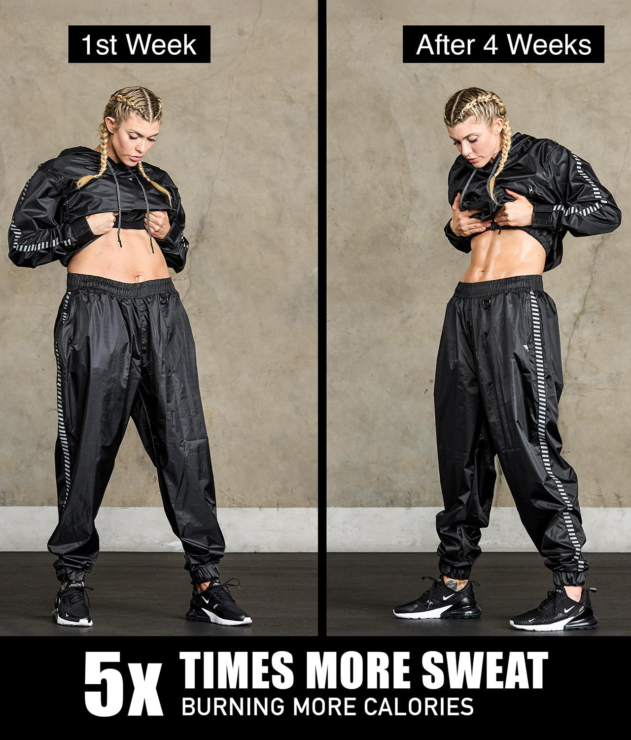 Elite Sports Essential Sauna Suit for Men & Women Weight Loss