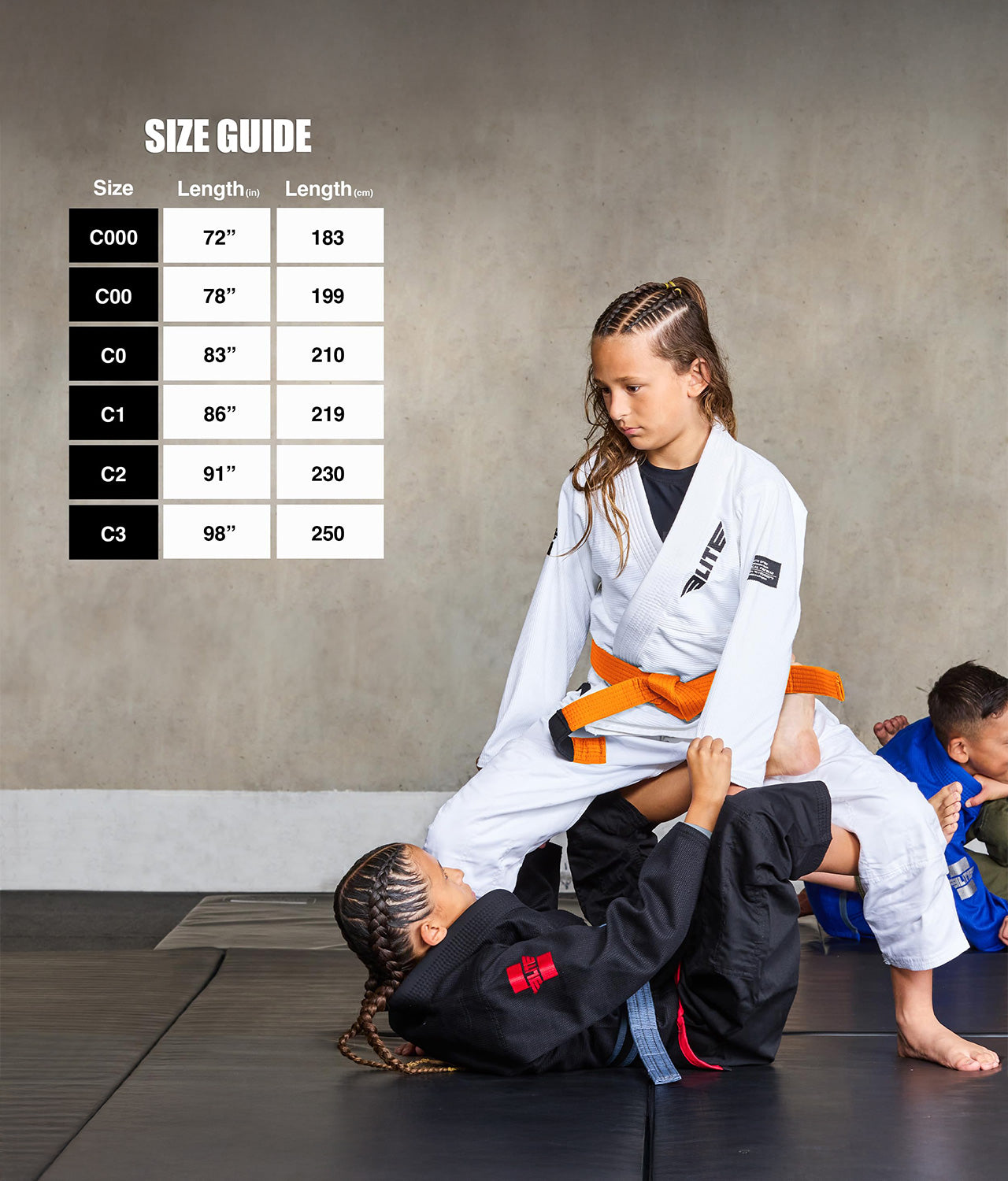 Kids' Jiu Jitsu BJJ Orange Belt