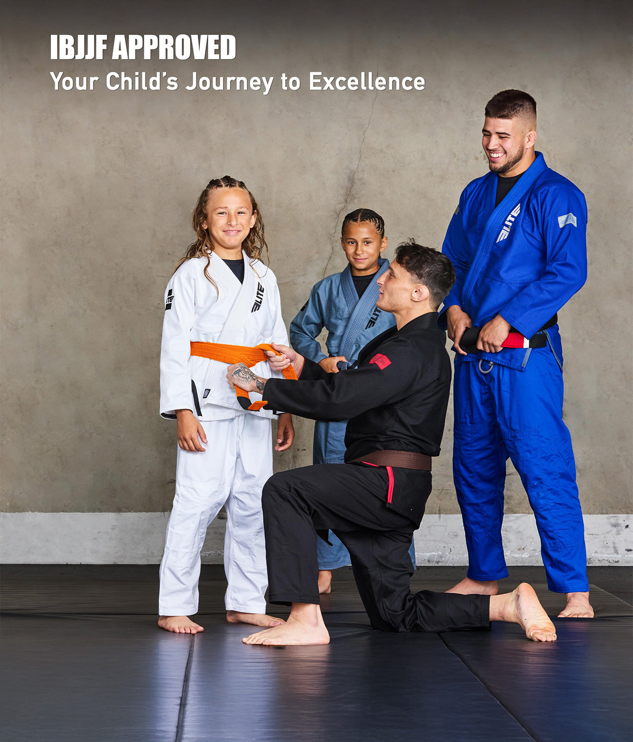 Kids' Jiu Jitsu BJJ Orange Belt