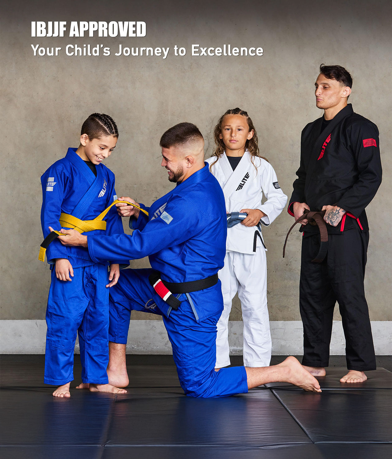 Kids' Jiu Jitsu BJJ Yellow Belt