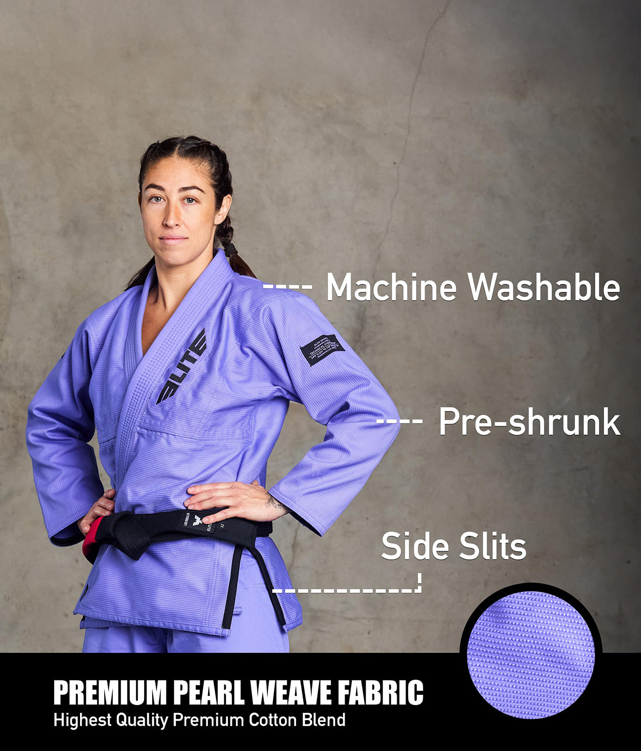 Women's Core Purple Brazilian Jiu Jitsu BJJ Gi