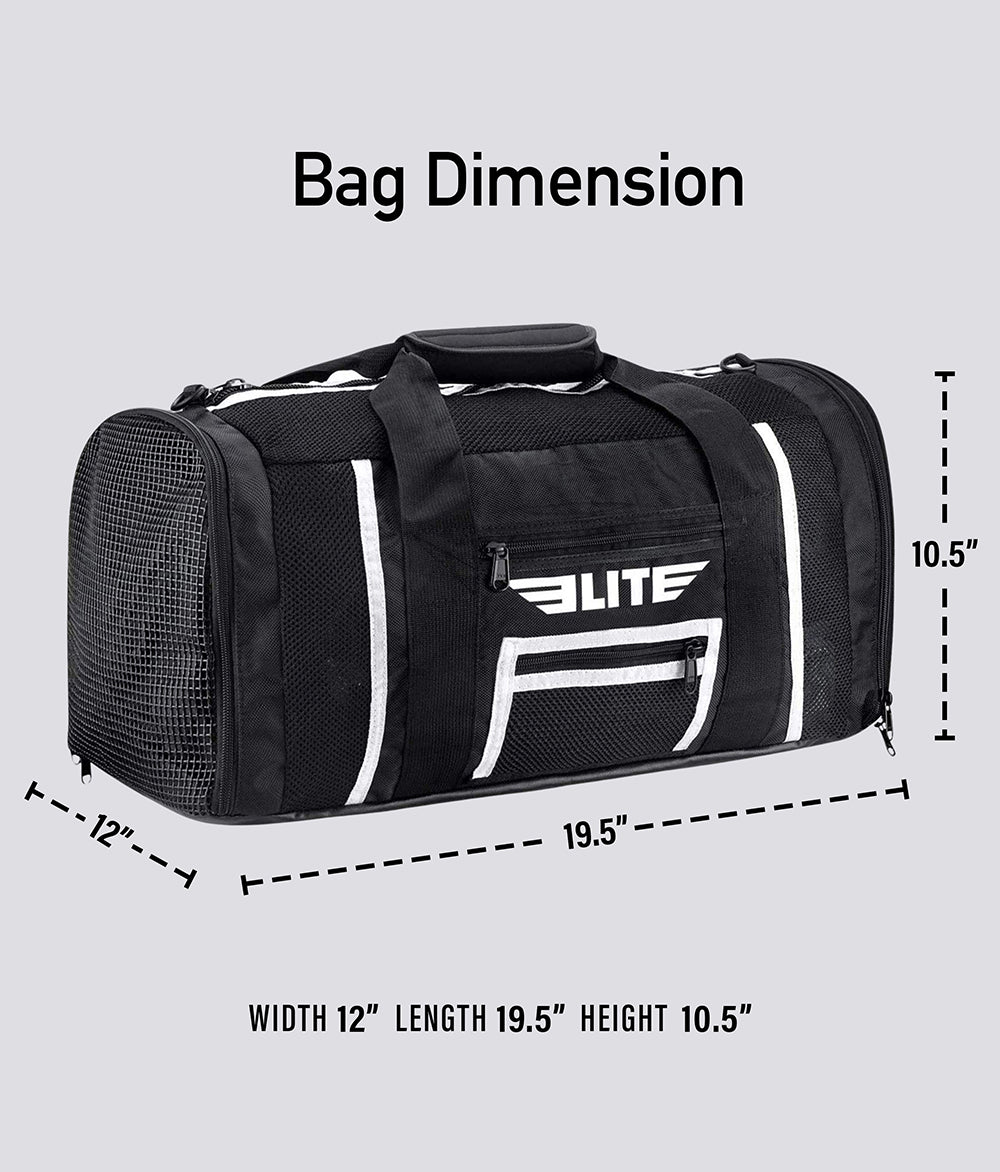 Mesh Black Large Brazilian Jiu Jitsu BJJ Gear Gym Bag