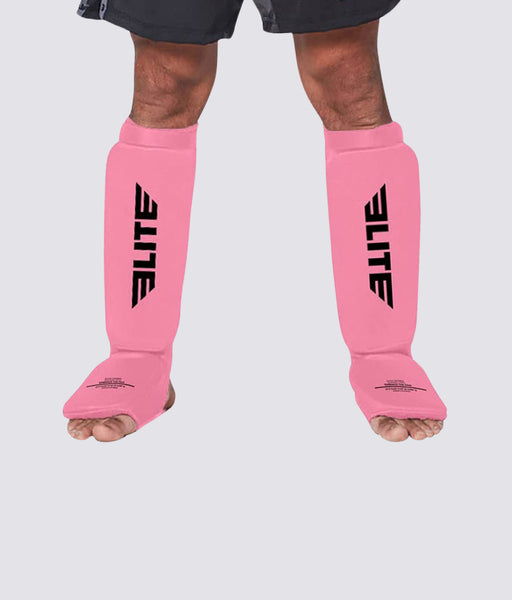 Standard Pink Training Shin Guards for Adults S-M