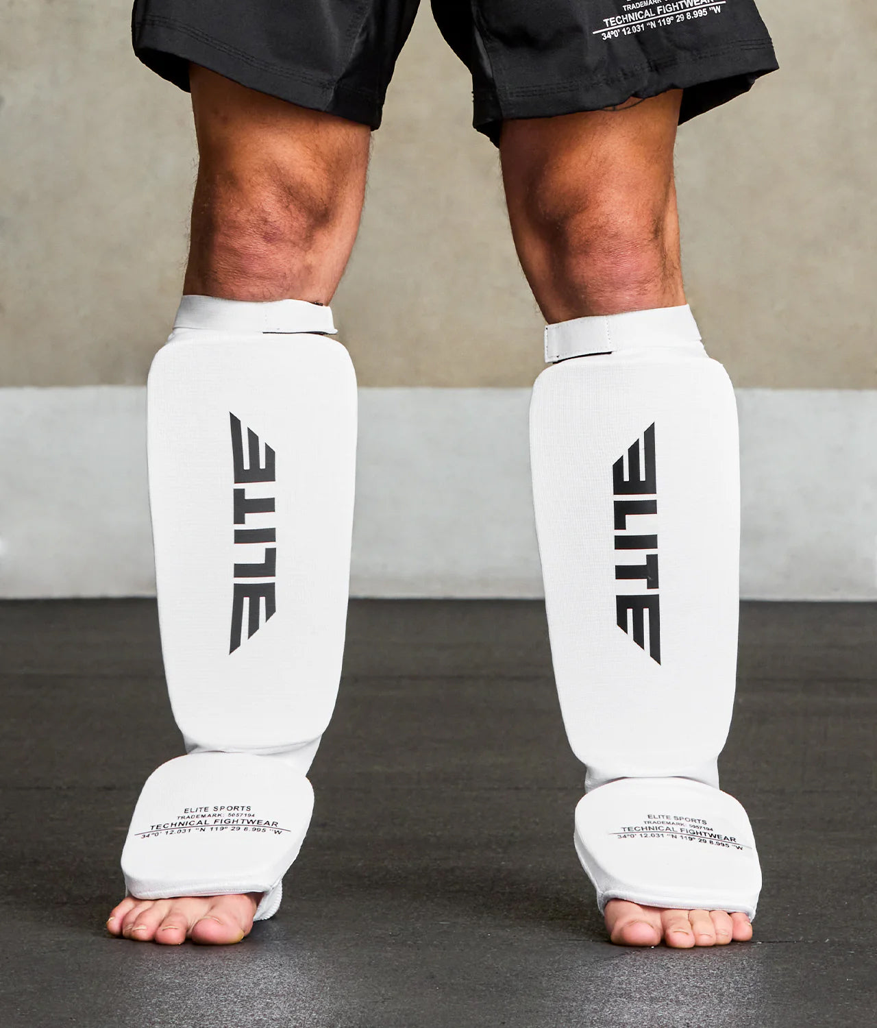 Adults' Standard White Training Shin Guards