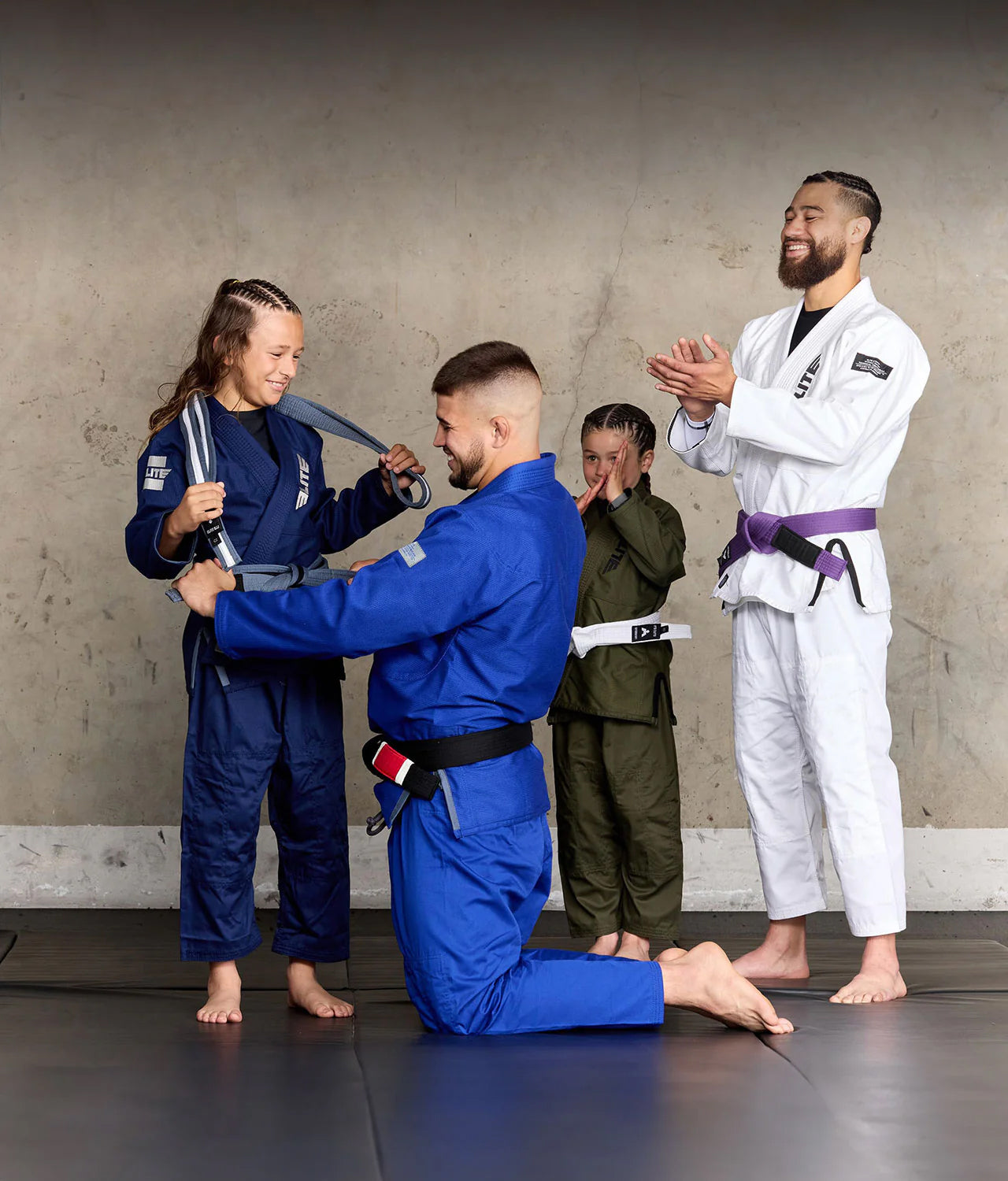 Core Navy Brazilian Jiu Jitsu Kids BJJ Gi