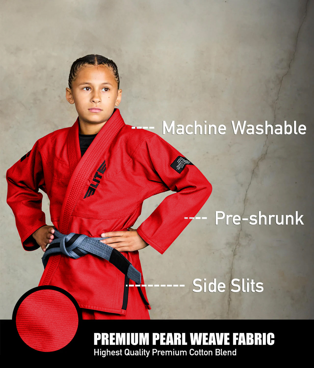 Core Red Brazilian Jiu Jitsu Kids BJJ Gi