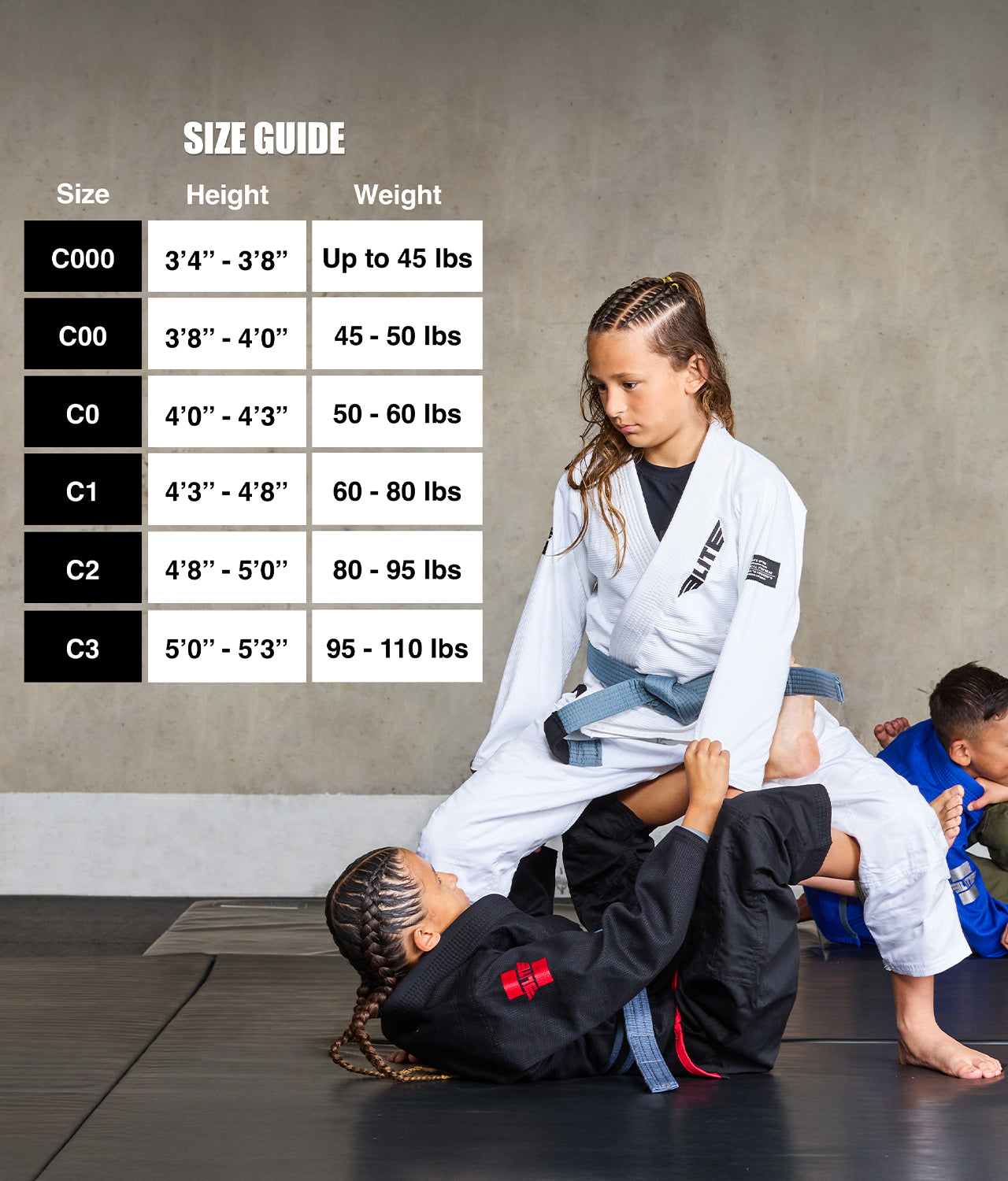 Core White Brazilian Jiu Jitsu Kids BJJ Gi