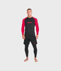 Men's Standard Red Long Sleeve Wrestling Rash Guard Video