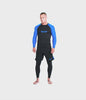 Men's Standard Blue Long Sleeve Wrestling Rash Guard Video