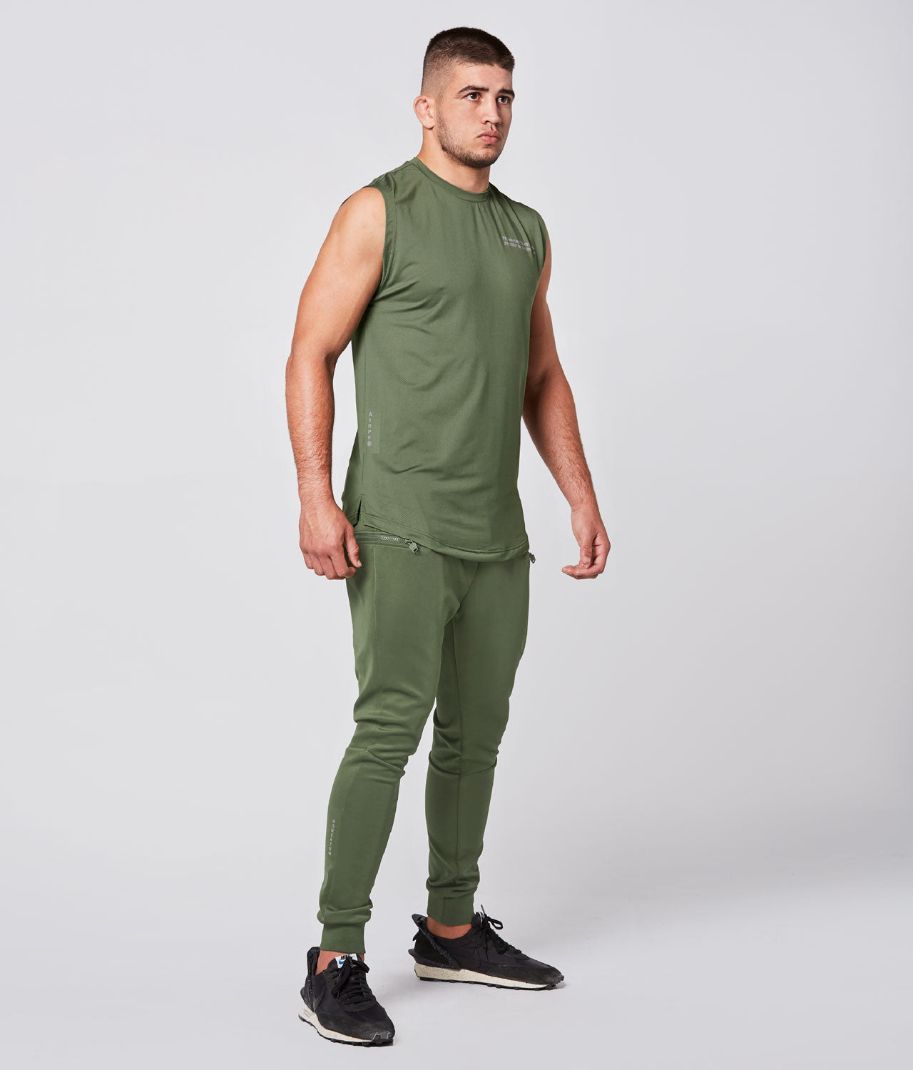 Nike Dri Fit Sleeveless T-Shirt Green