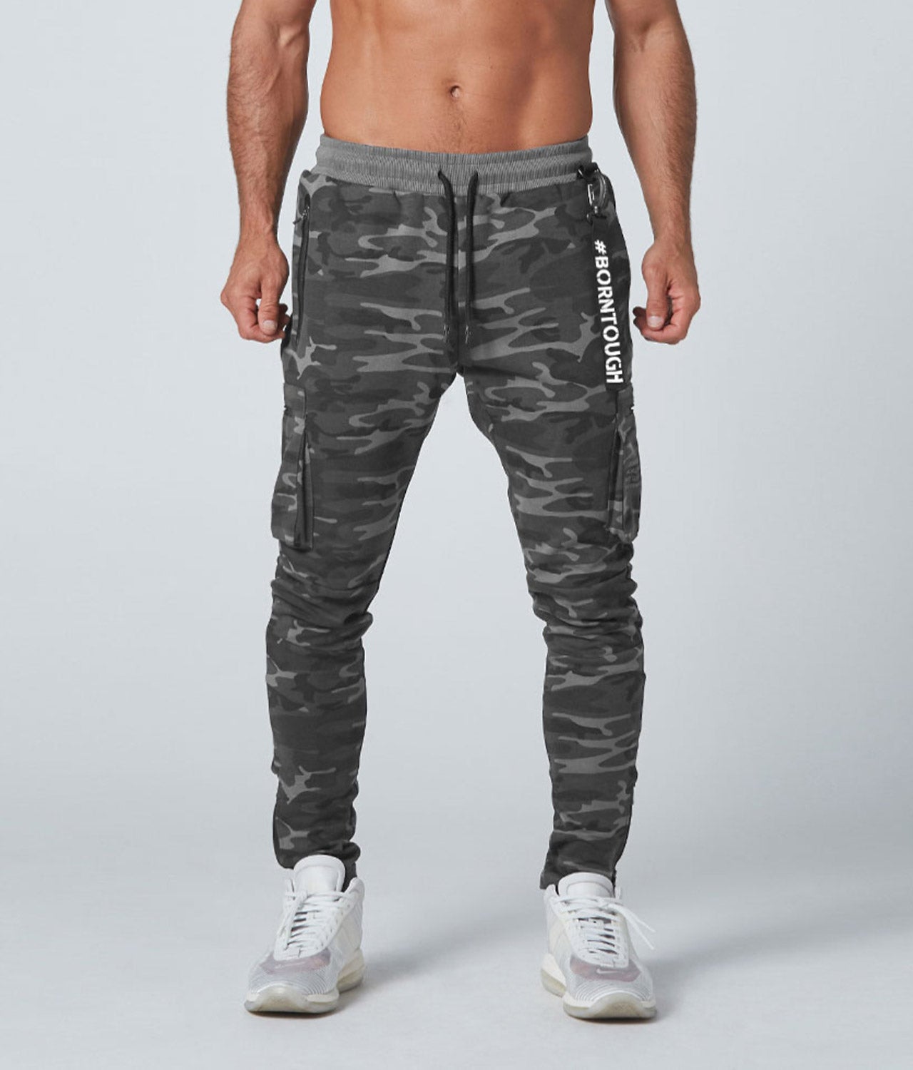 Relaxed Fit Jogger - Light Grey Camo
